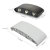 4W 6W 8W 10W 12W Ovale Up En Down Outdoor Waterdichte Wandlamp Gemonteerd waterdichte IP65 Buitenmuur Licht Veranda Tuin Licht