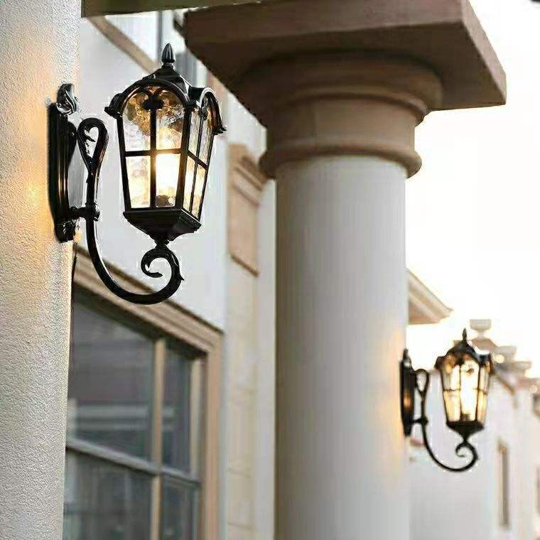 Europese stijl waterdichte wandlamp tuin villa poort buiten binnenplaats balkon buiten wandlamp oude Rome retro licht