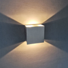 Cube CoB 6W LED wandlamp omhoog en omlaag wandkandelaar AC85-265V slaapkamer nachtkastje kubus wandlamp indoor aluminium decoratie verlichting goederen