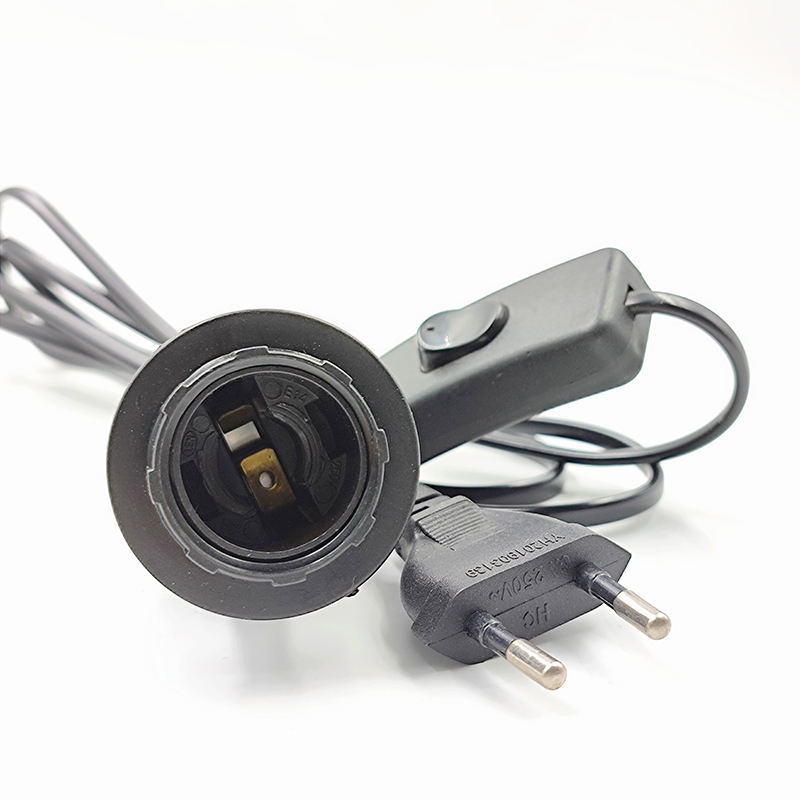 1.8 m E14 Dimmer Lampvoet Houder Netsnoer Kabel Elektrische Dimmer Snoer Voor Himalaya Zout Lamp EU plug 303 2 stks