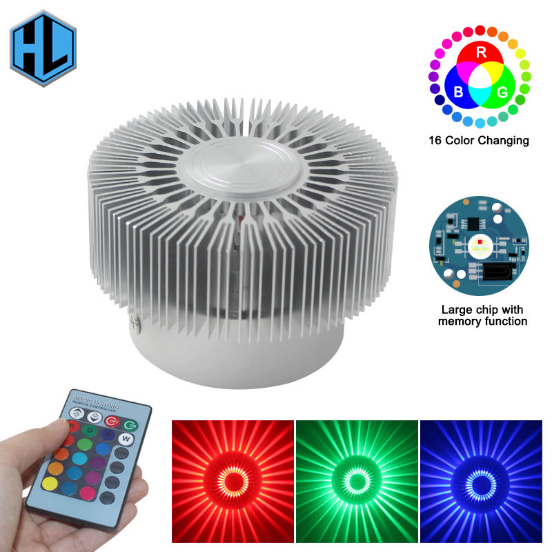 12 Kleuren 3W Led Wandlamp Aluminium Led Verlichting Wandkandelaar AC85-265V Interieur Design Armatuur Voor Bar Muur verlichting Decoratie