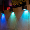 Nieuwe solar wandlamp buiten tuin wandlamp huishouden vierkant nachtlampje spaarlamp waterdicht