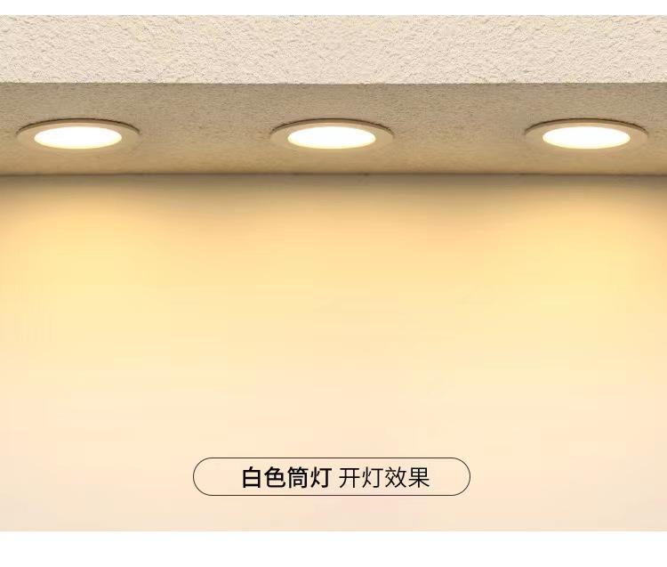 6W 8W 12W 18W LED Plafondlamp Downlight Plafondlamp Verzonken Commerciële Tri-color temperatuur Spot Light