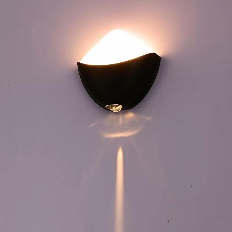 Nieuwe Stijl Nordic Persoonlijkheid wandlamp eenvoudige led woonkamer Achtergrond Ronde Wandlamp hotel hal gang verlichting minimalistisch