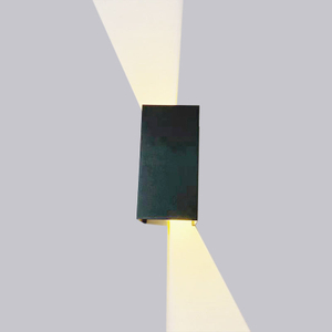 12W 20CM Black and White Cube waterdichte LED wandlamp ip65 Wandlamp vierkant Veranda Tuin Up and Down