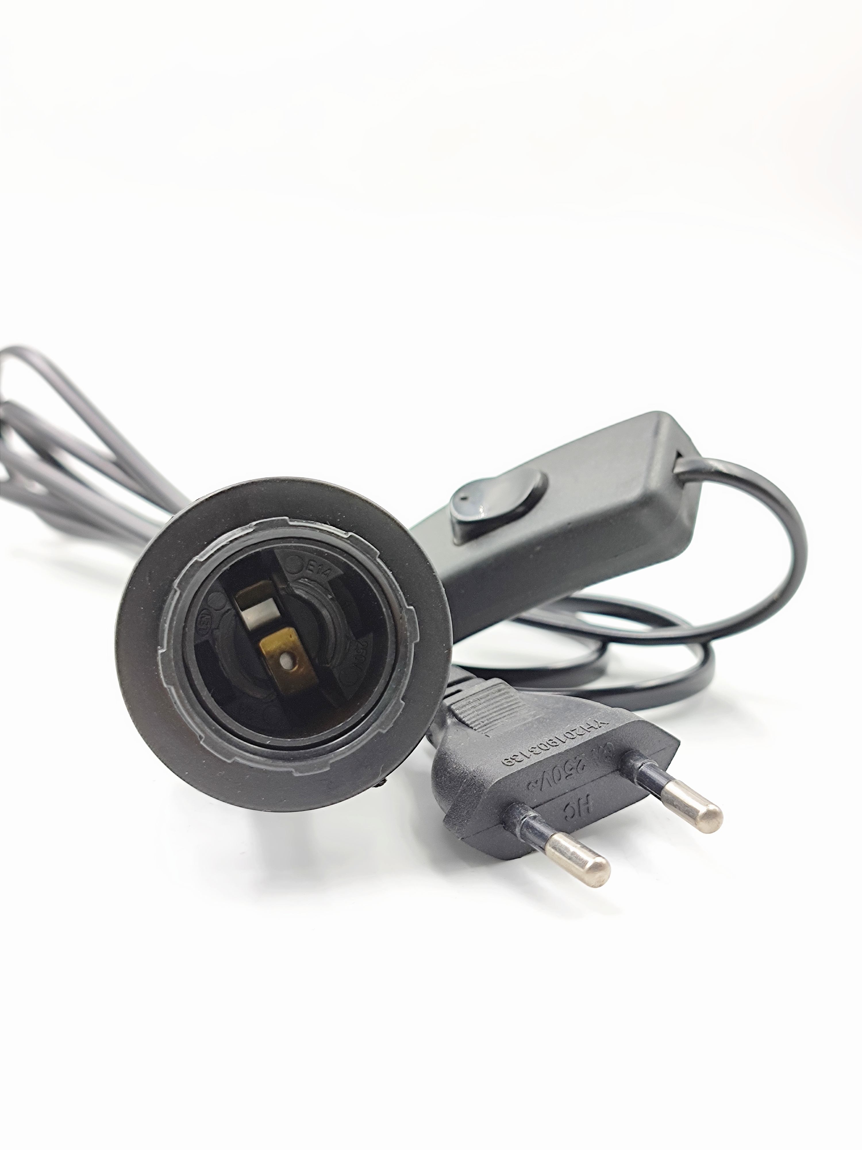 CE Lamphouder Lamphouder Plastic Lampvoet E14 Plastic Ring ronde plug 301Dimmer schakelaar 303 schakelaar Himalayazout lamp plug
