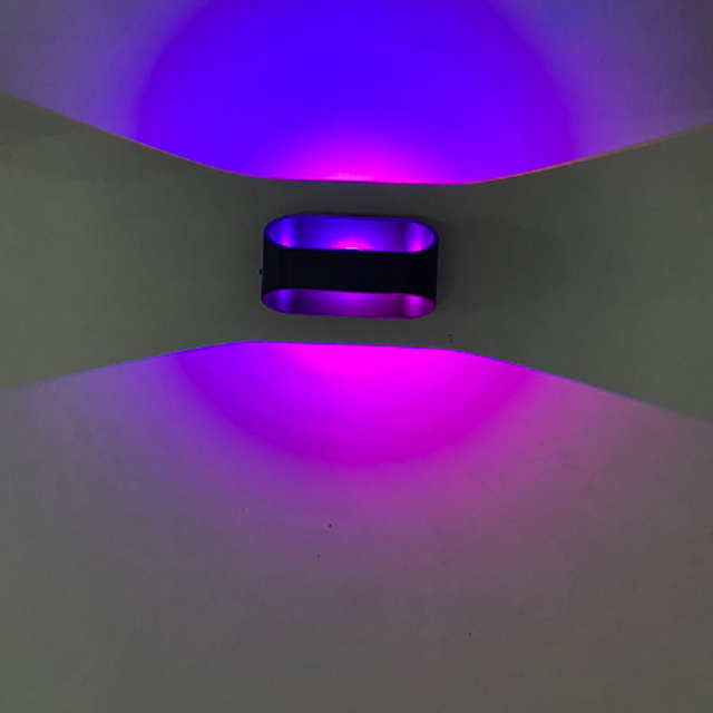 5W RGB wandlamp up en down binnenlamp diy kleur met controller binnen wandlamp RGB wandlamp binnen woonkamer licht