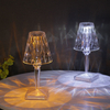 Spaanse Roos Kristallen Tafellamp Slaapkamer USB Opladen Bureaulamp Nachtkastje Romantisch Nachtlampje Bloemblaadje Sfeer Servies Binnen Veelkleurig