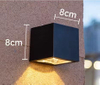 Solar Wall Outdoor Garden Home Wandlamp Waterdicht Op en neer Verlichting Lamp Villa Decoratieve Tuin Wandlamp