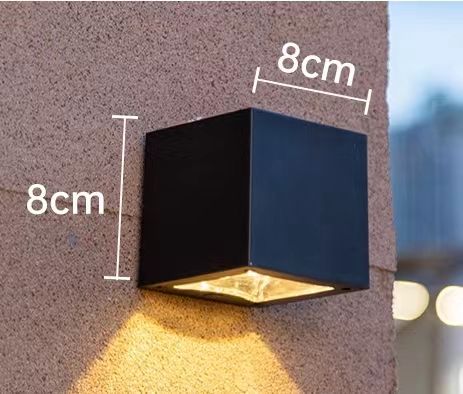 Solar Wall Outdoor Garden Home Wandlamp Waterdicht Op en neer Verlichting Lamp Villa Decoratieve Tuin Wandlamp