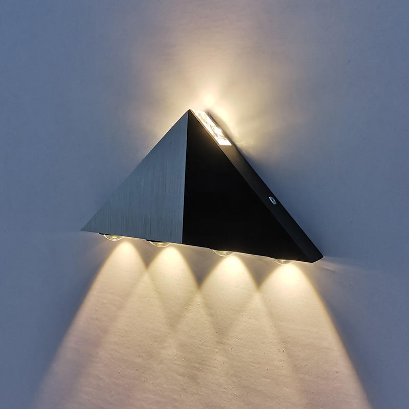 Hagood nieuwe aankomst 5W driehoek decoratieve led-wandlamp AC85-265V binnenverlichting Scandinavisch fancy Eenvoudig modern vintage