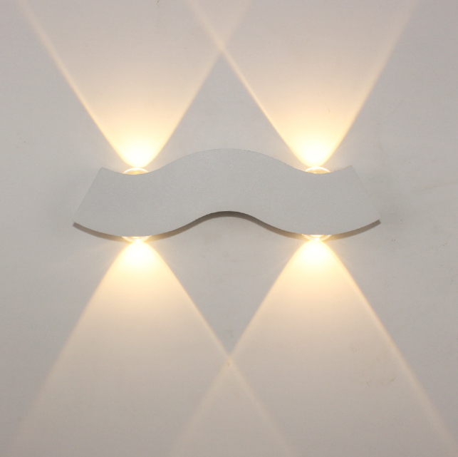 4W Waterdichte IP65 Wandlamp Nordic Eenvoudige Led Woonkamer Wandlamp Hotel Hal Gangverlichting Up en Down Light