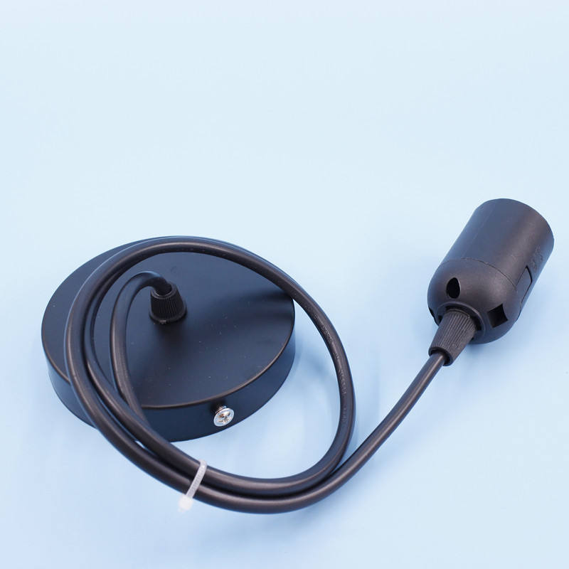 Lamphouder Snoer E27 Lampvoet Hanglamp Stof Metaal Aangepast PVC Schakelaar Stijl Kabel Stekker Kunststof Dimmer Schroef ZHE