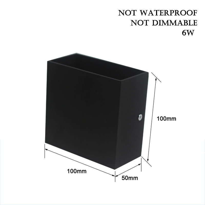 6W LED Cube COB Indoor Wandlamp Energiebesparende Hotelkamer Stairway Wandkandelaar Power Wandlamp Nachtlampje LED Tuin