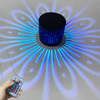 3W RGB wandlamp Bloem Wandlamp Afstandsbediening nachtlampje Wandmontage Spiraalgat LED mooie decoratieve wandlamp Licht
