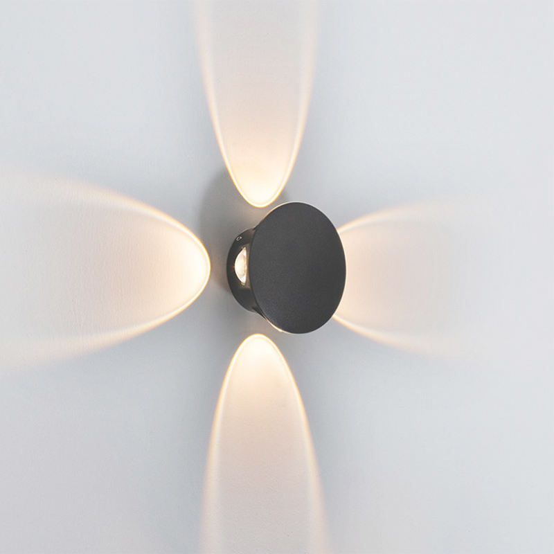 Nieuwe led wandkandelaar moderne minimalistische outdoor Amerikaanse woonkamer vochtbestendige waterdichte wandlamp