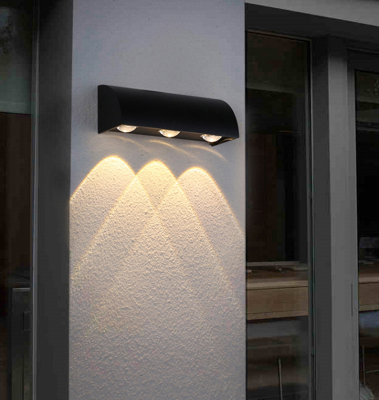 3W 6W Moderne eenvoudige outdoor waterdichte IP65 LED wandlamp binnenplaats lampen tuin wandlamp fabrieksprijs