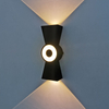 6W Led Waterdicht Outdoor up en down verlichting tuin Hoornvorm IP65 loft wandlamp buiten led wandkandelaar modern
