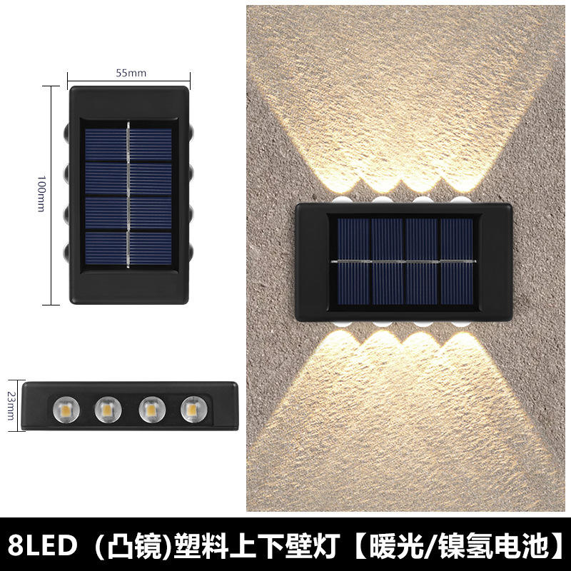 Groothandel gangpad balkon muur plug nachtlamp aangepaste tuin geleid landschap licht buiten zonne-waterdichte wandlamp
