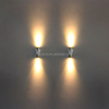 2x1W AC85-265V Aluminium Moderne LED Wandlampen Wandlamp Blaker Spiegel Licht voor Indoor Wanddecoratie Of Verlichting
