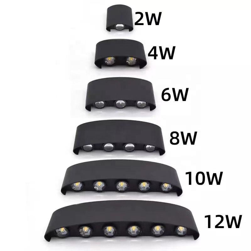 Buiten Verstelbare Up Down Step Gang Cube Cilinder Tuin Hotel Waterdichte Cob Led Wandlampen 220V Verlichting Up En Down