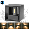 Verstelbare IP65 High Lumen 12W Cube Up en Down Led Outdoor LED Wandlamp