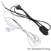 Lijn Kabel 303/304/317/301 Dimmer Netsnoer/Dubbele Knop Schakelaar EU Plug Draad voor LED Lamp/Bureaulamp Luminary USA