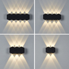 4W 6W 8W 10W Nieuwe Zwarte Waterdichte Outdoor Wandkandelaar Up En Down Lights Wandmontage Made in China Led Light Up En Down