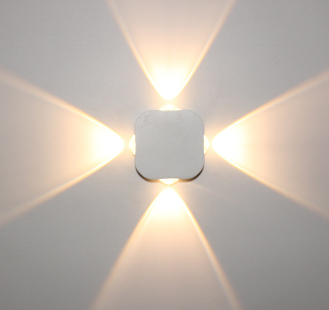Outdoor 4W LED wandlamp Up and Down aluminium wandkandelaar Tuin LED wandlamp