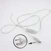 0.75mm 2 lijn Kabel 1.8m Aan Uit Netsnoer Voor LED Lamp met Knop switch EU/US Plug Licht Switching Transparante Draad Extension