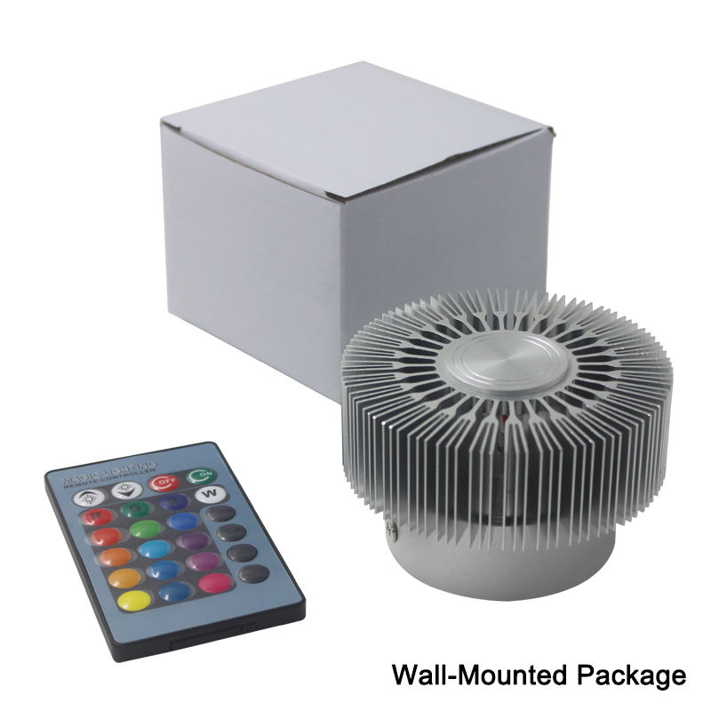 Factory Direct wandlamp RGB wandlamp led indoor trap nachtlampje voor 100% veiligheid IR-afstandsbediening met IR-bediening