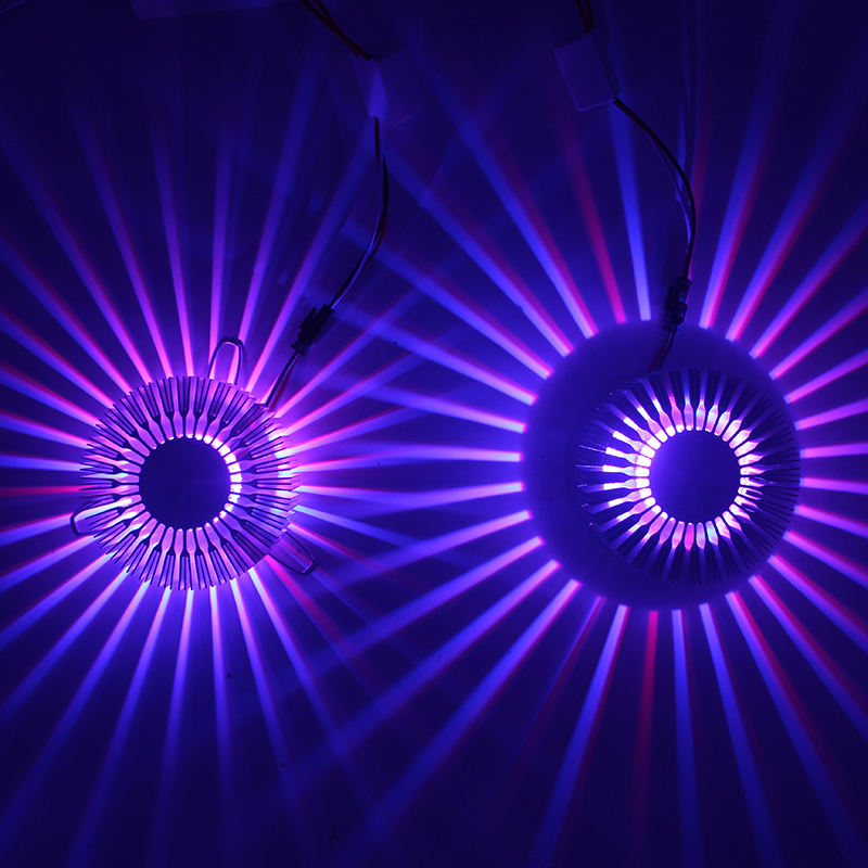 Moderne 3W LED RGB Wandlamp Aluminium Led Verlichting Wandkandelaar AC85-265V Hoge kwaliteit Blaker Lamp