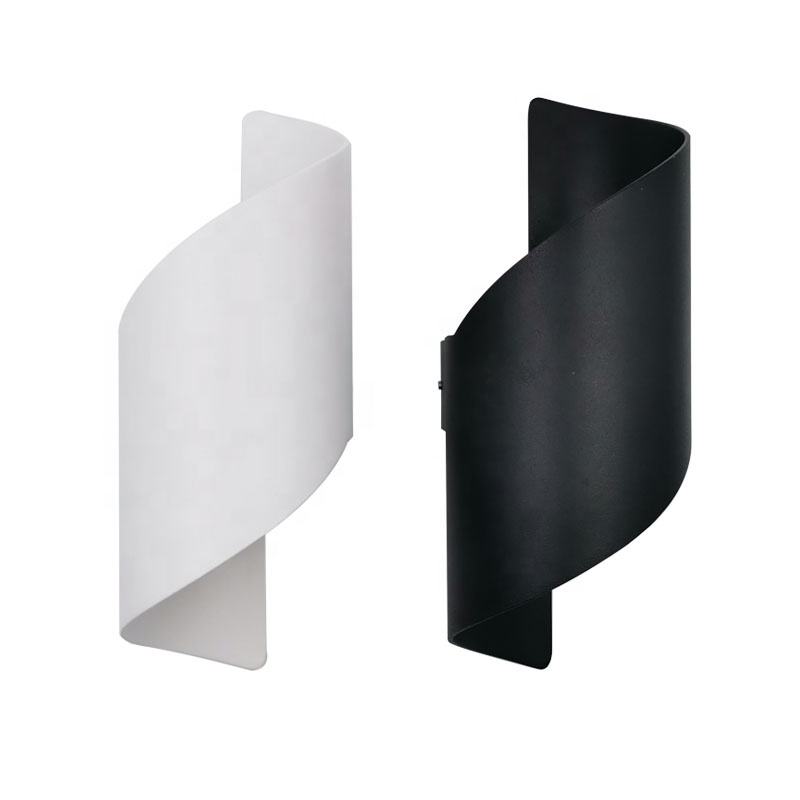 12W Curve Vorm Gemakkelijk Installeren Wandmontage Licht Ktv Villa Decoratie Binnenplaats Balkon Piazza Gate Trap Wandlampen