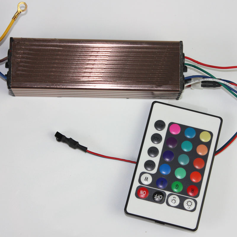 10-100W LED Driver AC85-265V DC25-38V Voeding Waterdichte IP66 Led Transformers + RGB Afstandsbediening voor Led Licht DIY