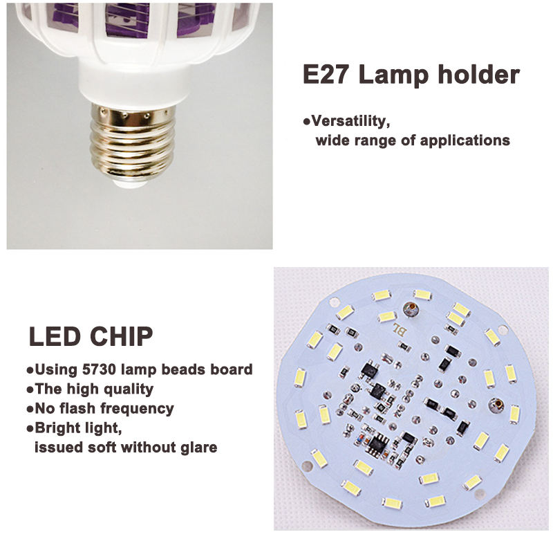 E27 15W Led Lamp 220V Thuis Praktische Muggen Killer Nachtlampje Repellent Fly Bug Insect Killer Val Night lamp