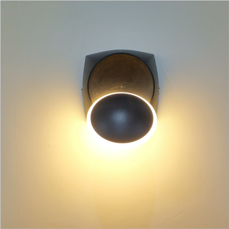 Binnendecoratie verstelbaar bedlampje wit Zwart ronde wandlamp 360 graden met fabrieksprijs
