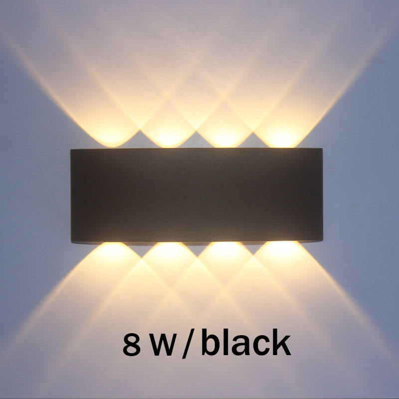 Up En Down Wandlamp 6W Waterdichte Outdoor Tuin Veranda Blaker Verlichting Veel Vraag Hot Koop Geen Batterij Wandmontage