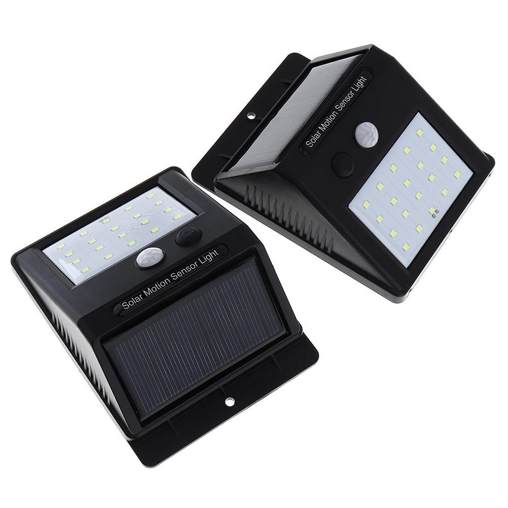 LED Solar Power Light 20LED Wandmontage Licht PIR Bewegingssensor Outdoor Waterdichte zonne-energie 