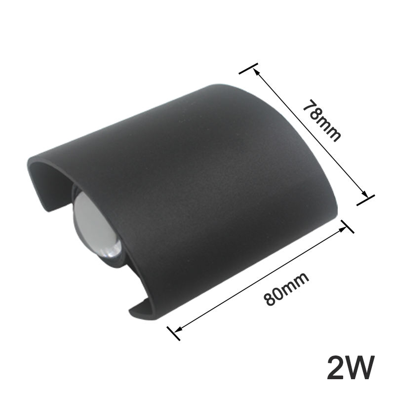 Hagood 2W Led Wandlamp Waterdichte Outdoor Tuin Veranda Blaker Verlichting met Fabrieksprijs Wandlampe