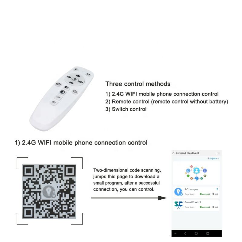 21W LED Wandspot Smart 2.4G Dimmende Binnenruimtes Aluminium Wandlamp Met Controller Op Voorraad