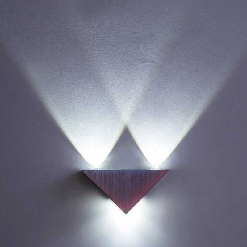 LED Wandlamp Rechthoek Nachtkastje Wandlamp Trap Licht Spiegel Licht Indoor Blaker Armatuur Woonkamer Decoratie