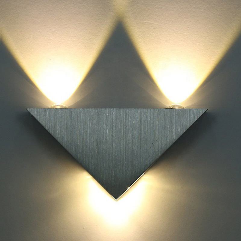 LED Wandlamp Rechthoek Nachtkastje Wandlamp Trap Licht Spiegel Licht Indoor Blaker Armatuur Woonkamer Decoratie