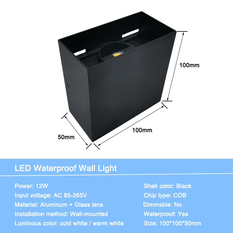 Ip65 Led Wandlamp Industriële COB Waterdichte Aluminium Wandlamp voor Tuindecoratie