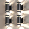 led wandlampen zwarte wandlampen Cilindrische wandlampen dienen te worden geïnstalleerd met GU10 lampen naar boven en beneden 