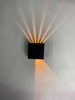 6W zes beam licht wandlamp led-verlichting esthetische wandkandelaar led moderne wandlamp led outdoor wandkandelaar led wandlampen indoor