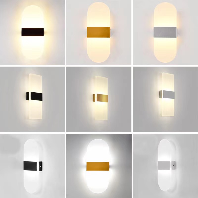 Acryl wandlamp