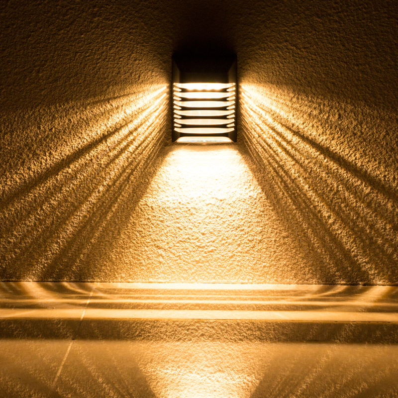 Mini Patio Solar Verlichting Trappen Dek Stap Lichten IP65 Waterdichte Outdoor Tuin Verzonken Opbouw Led Solar Fence Lamp
