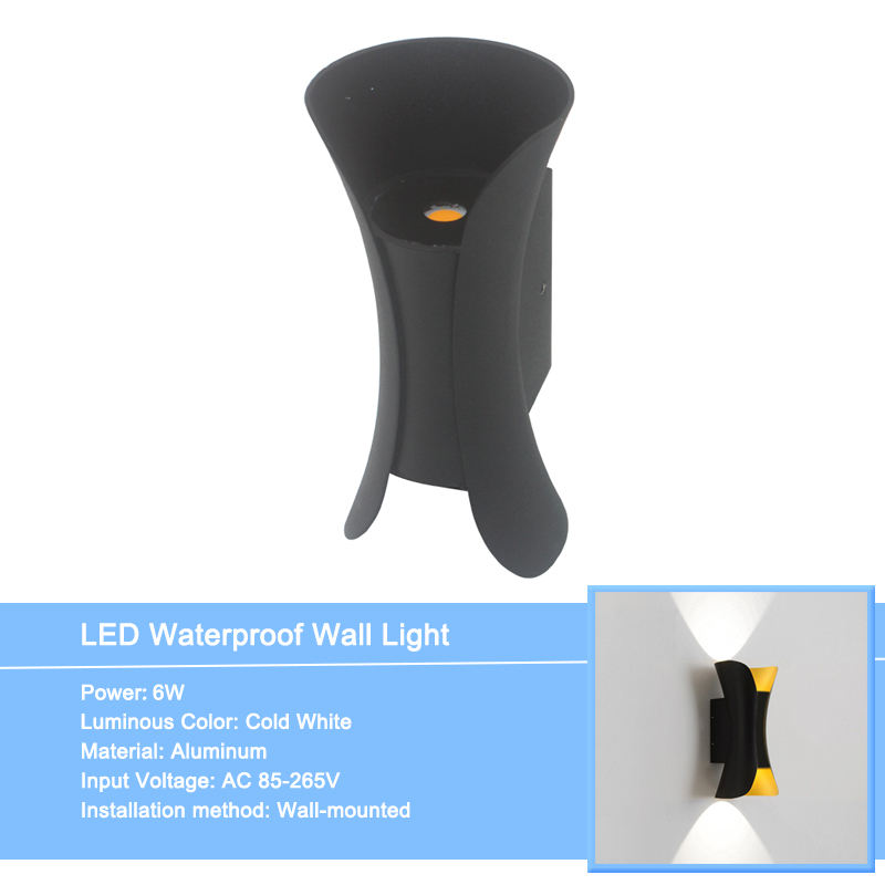 Outdoor Waterdichte IP65 LED Lange Strip Wandlamp Moderne Wandlamp Blaker Geschikt voor Woonkamer Binnenplaats Veranda Patio