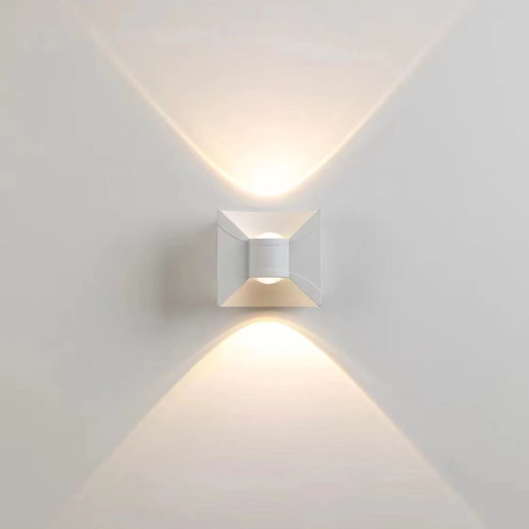 IP65 LED Wandlamp Aluminium RGB Outdoor Waterdichte Tuinhek Indoor Mode Wandlamp Voor Slaapkamer Nachtkastje Woonkamer Trappen