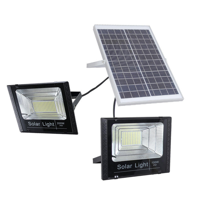2023 Hot 10W 25W 45W 65W 120W 200W 300W Led Zonne-verlichting Outdoor projector Solar Flood Tuinverlichting Led Zonne-straatverlichting